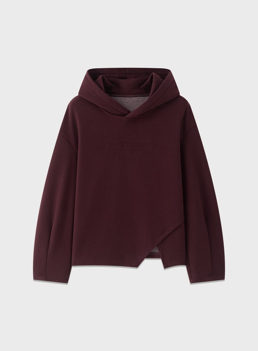 極簡慵懶連帽休閒衛衣