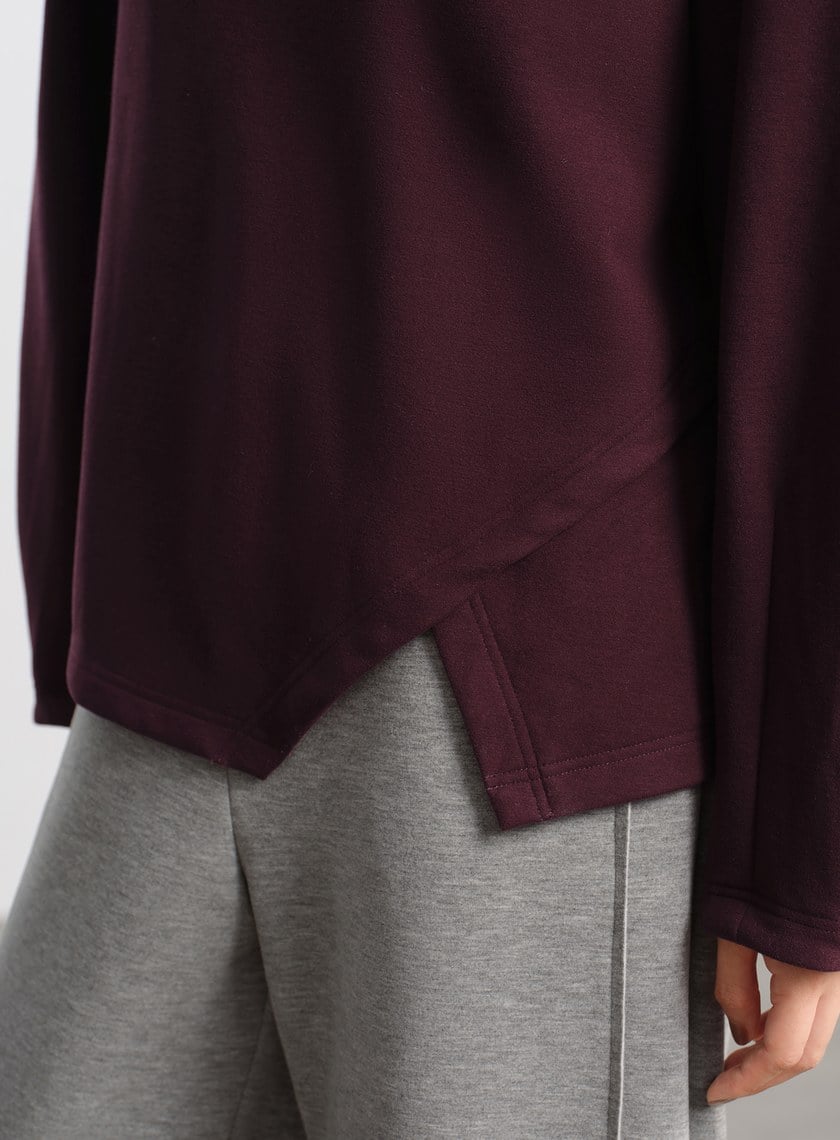 極簡慵懶連帽休閒衛衣