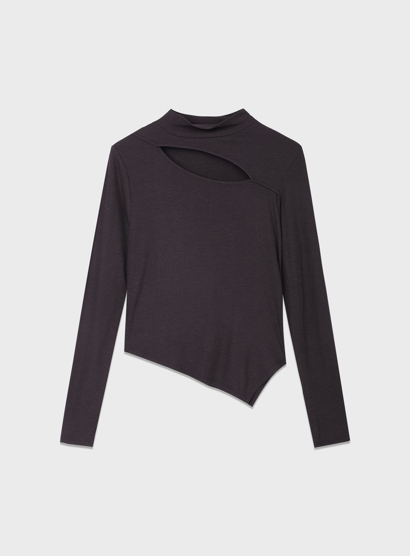 簍空造型感修身上衣