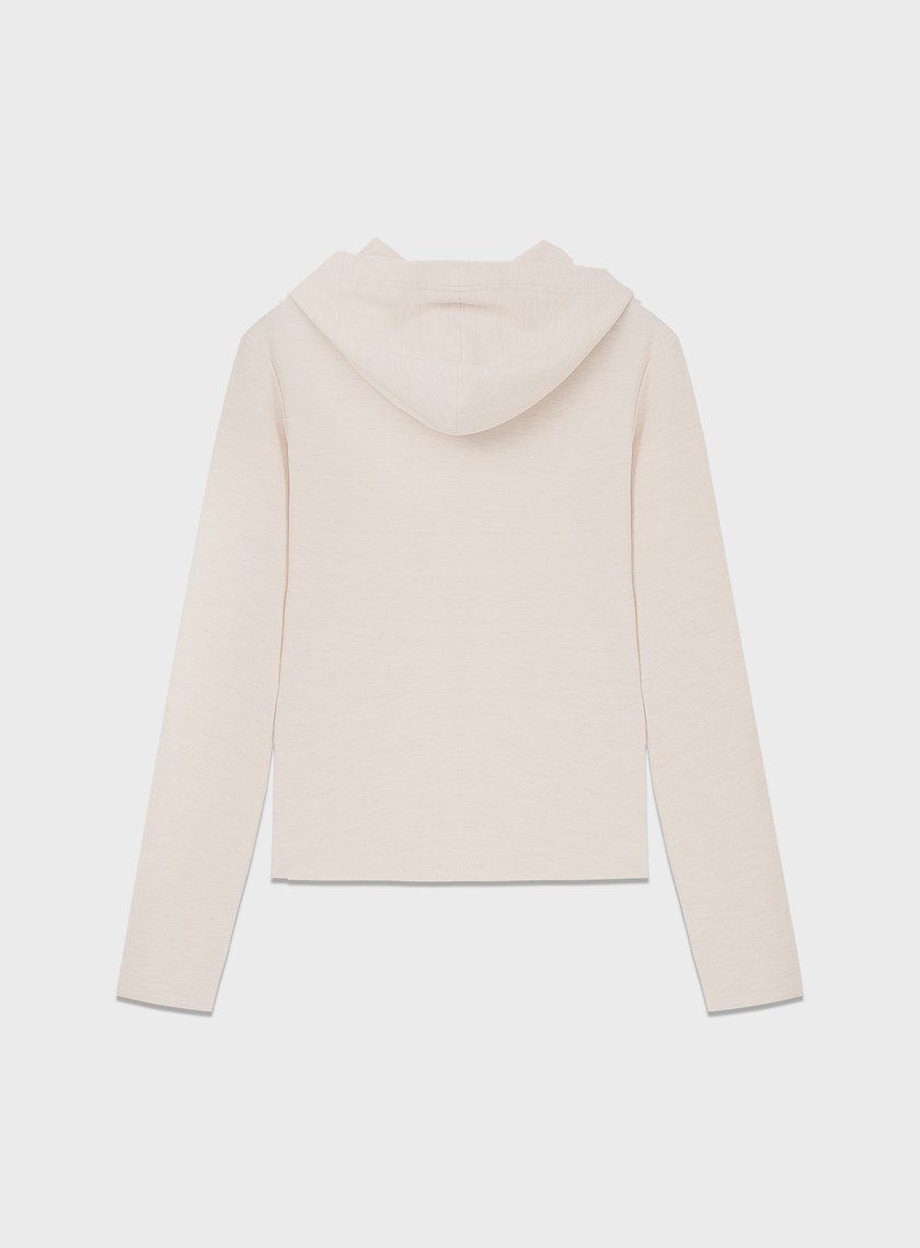 休閒合身彈力連帽上衣