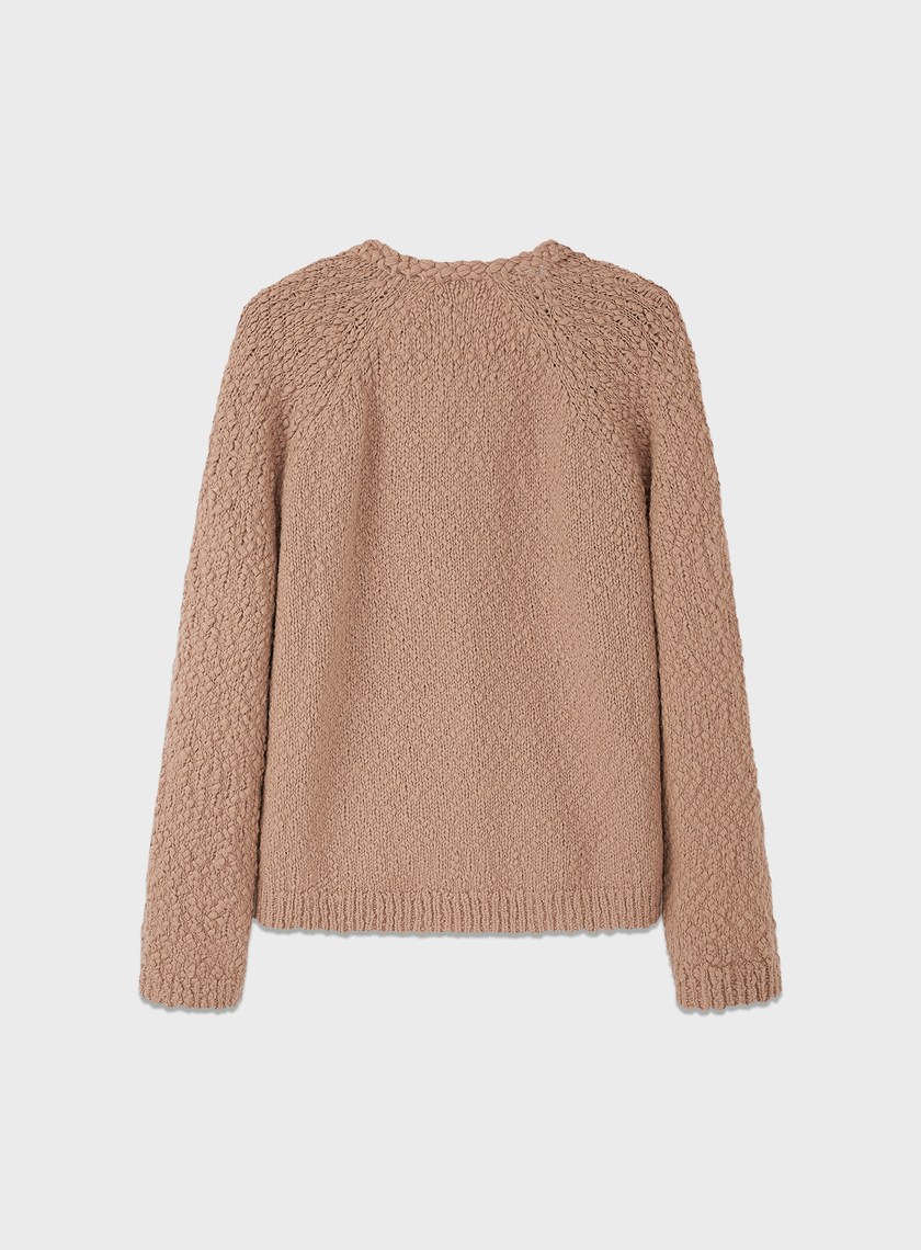 休閒肌理感V領毛衣