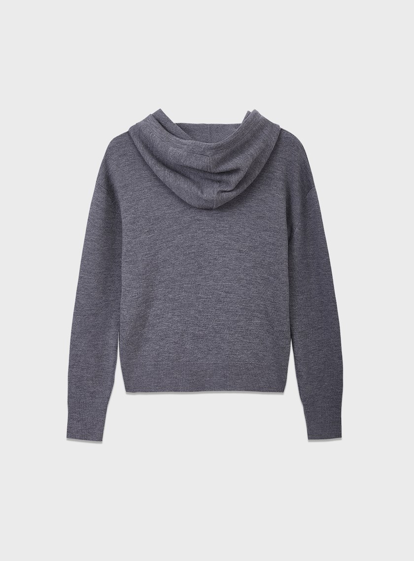 純羊毛連帽衛衣