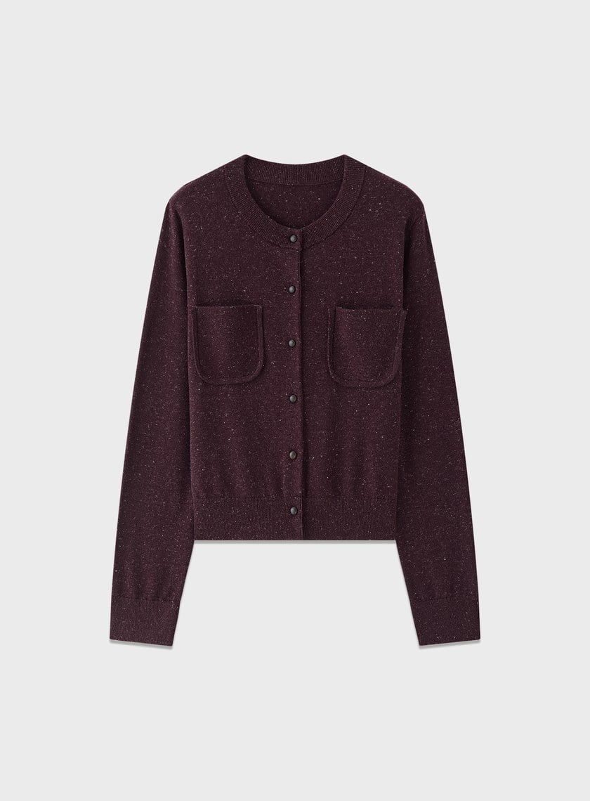 雙口袋工裝風開襟外套