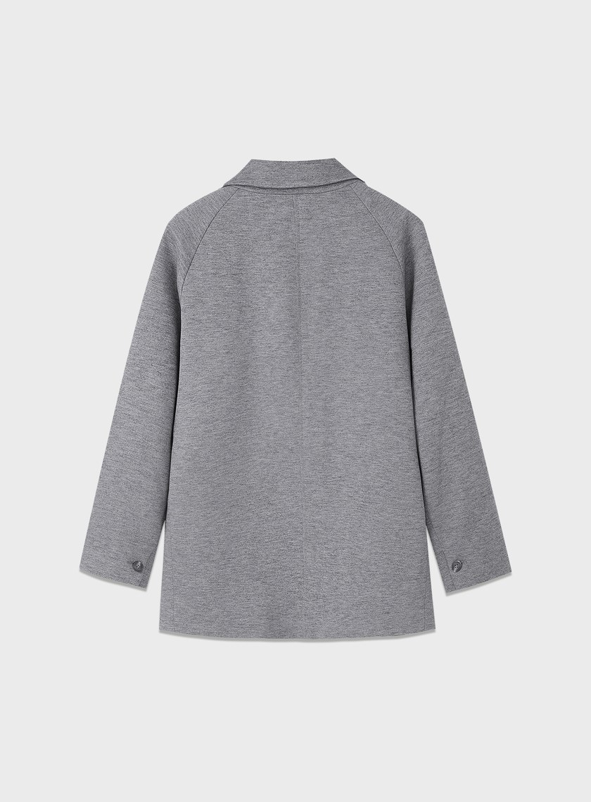 挺廓感休閒繭型西裝