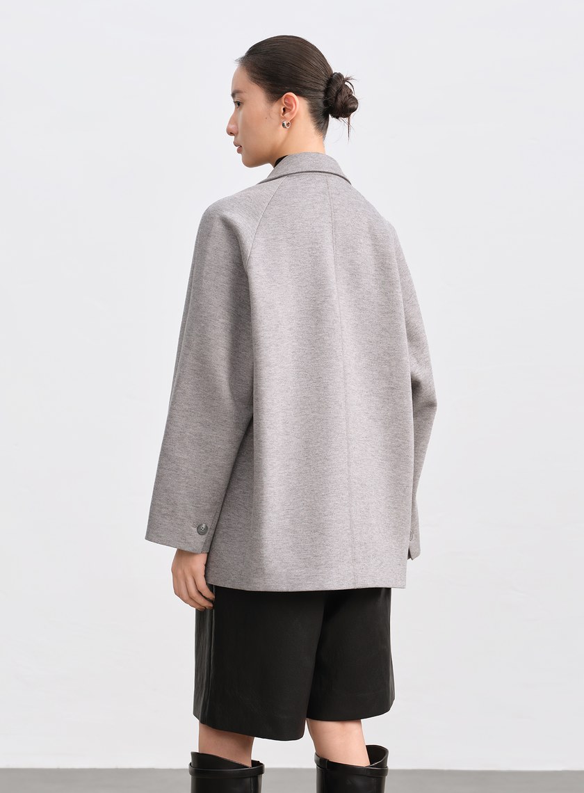 挺廓感休閒繭型西裝