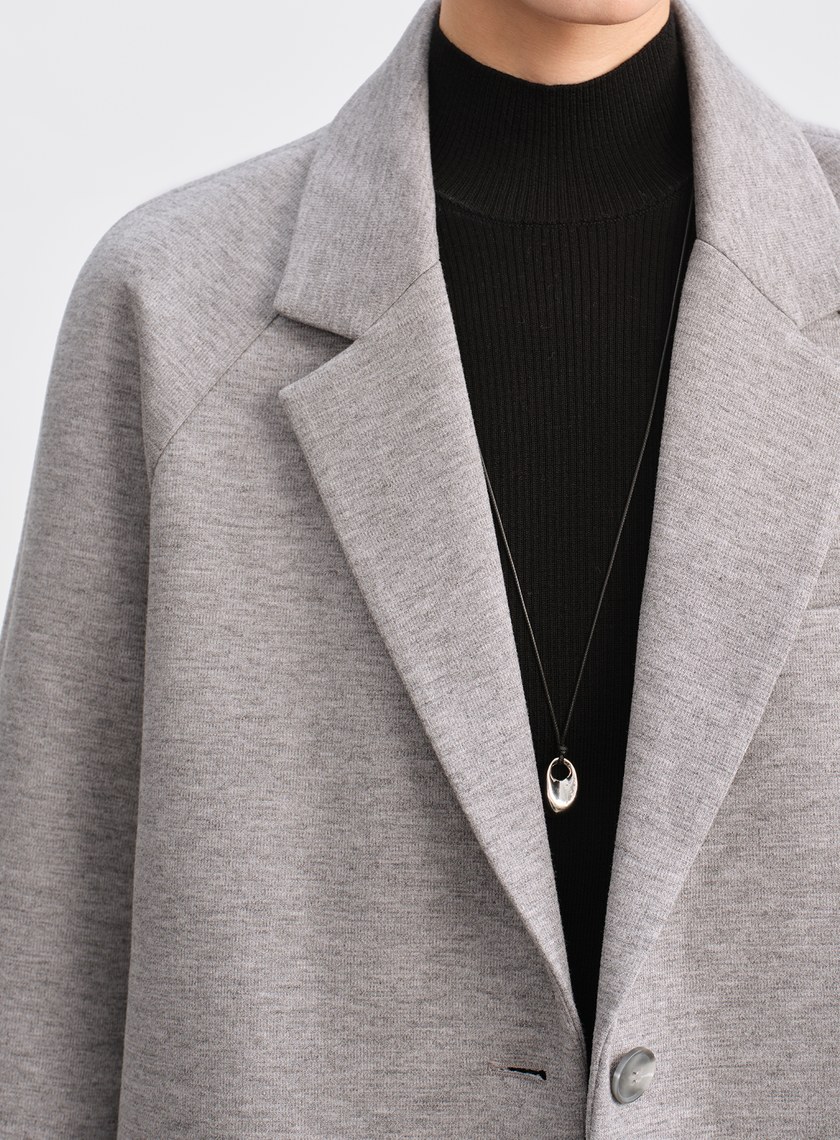 挺廓感休閒繭型西裝