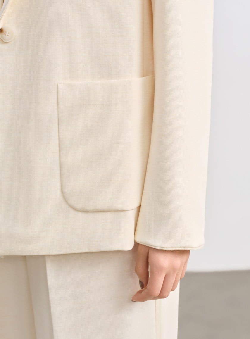 可拆卸連帽西裝外套