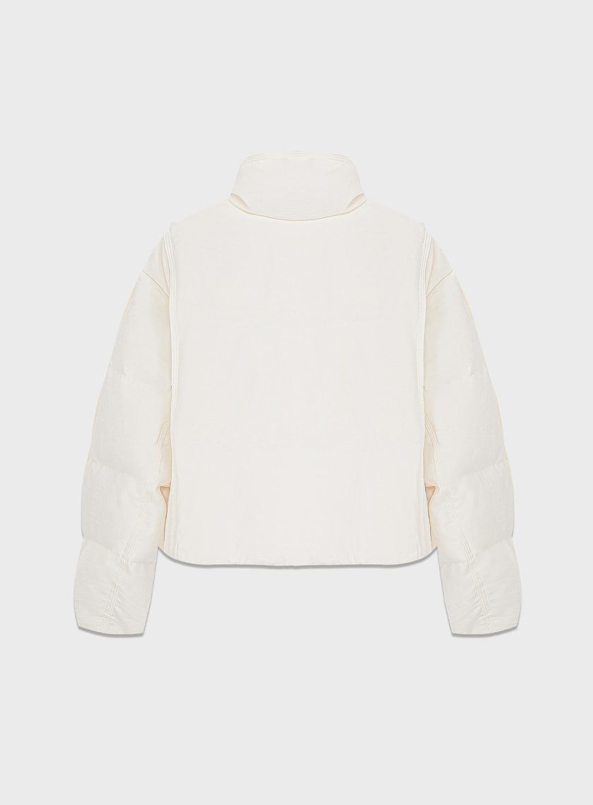 斜紋肌理立領防風夾克