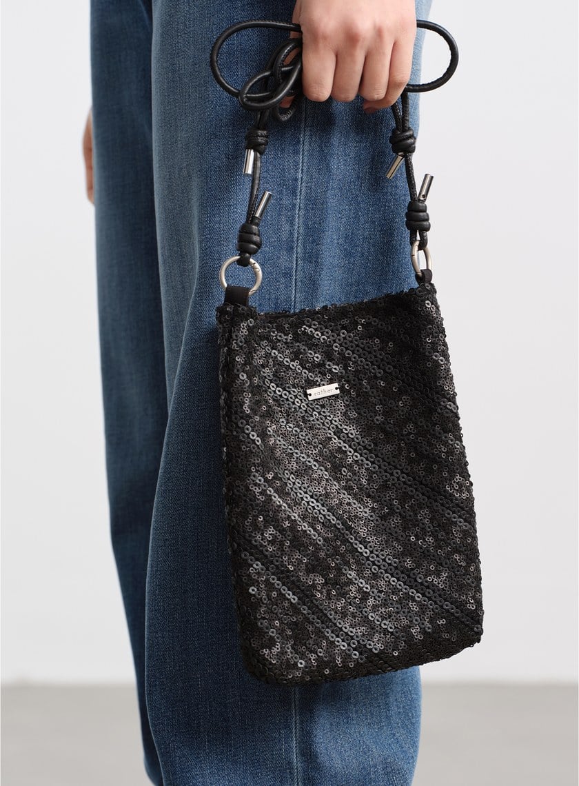 微光立體亮片小包