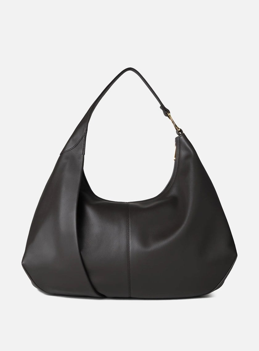 FEMANCE_Wander Hobo 不對稱慵懶感皮革托特包