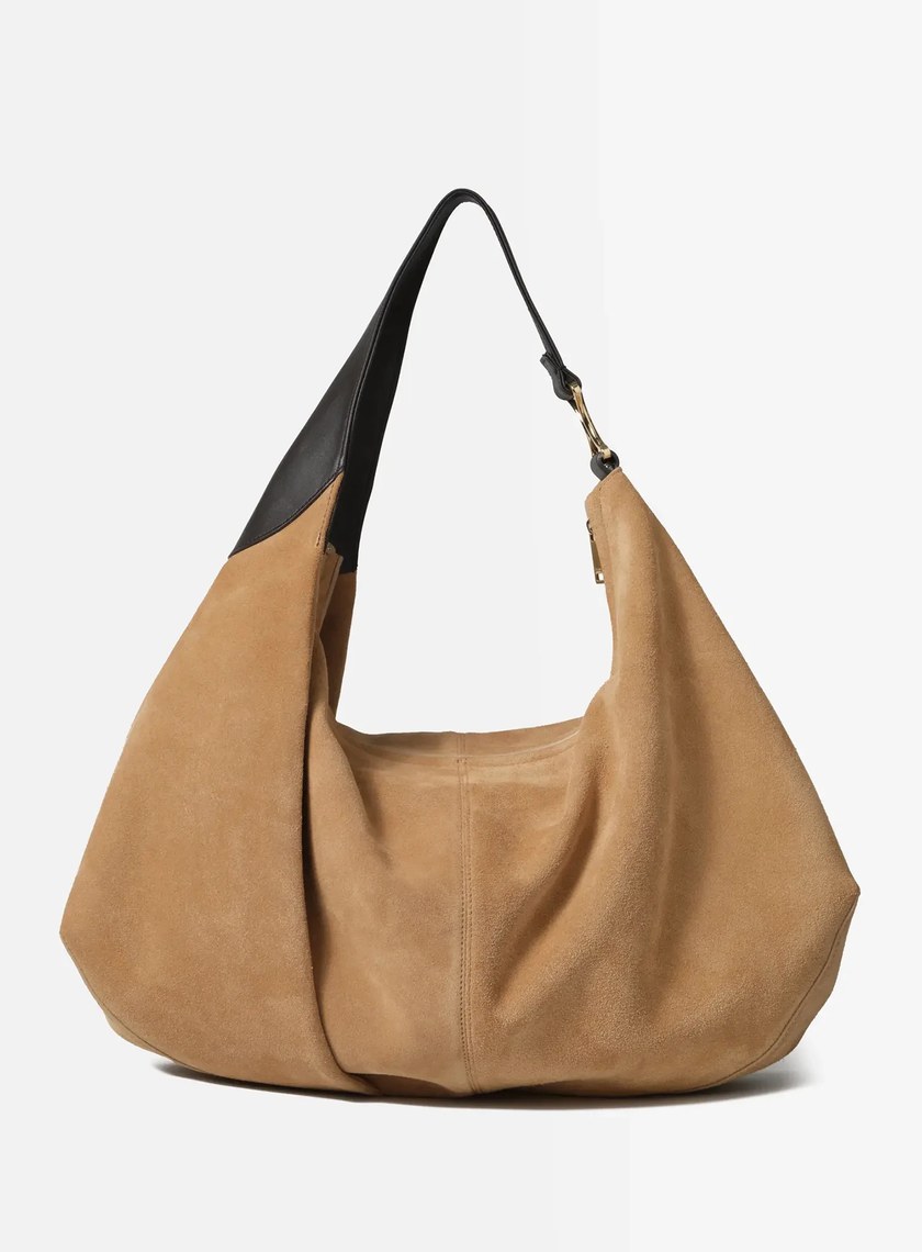 FEMANCE_Wander Hobo 不對稱慵懶感麂皮托特包