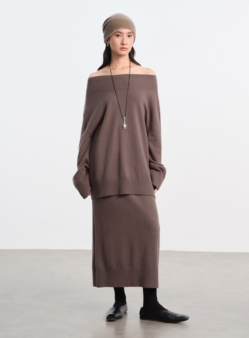 雙面穿羊絨雙色針織冷帽