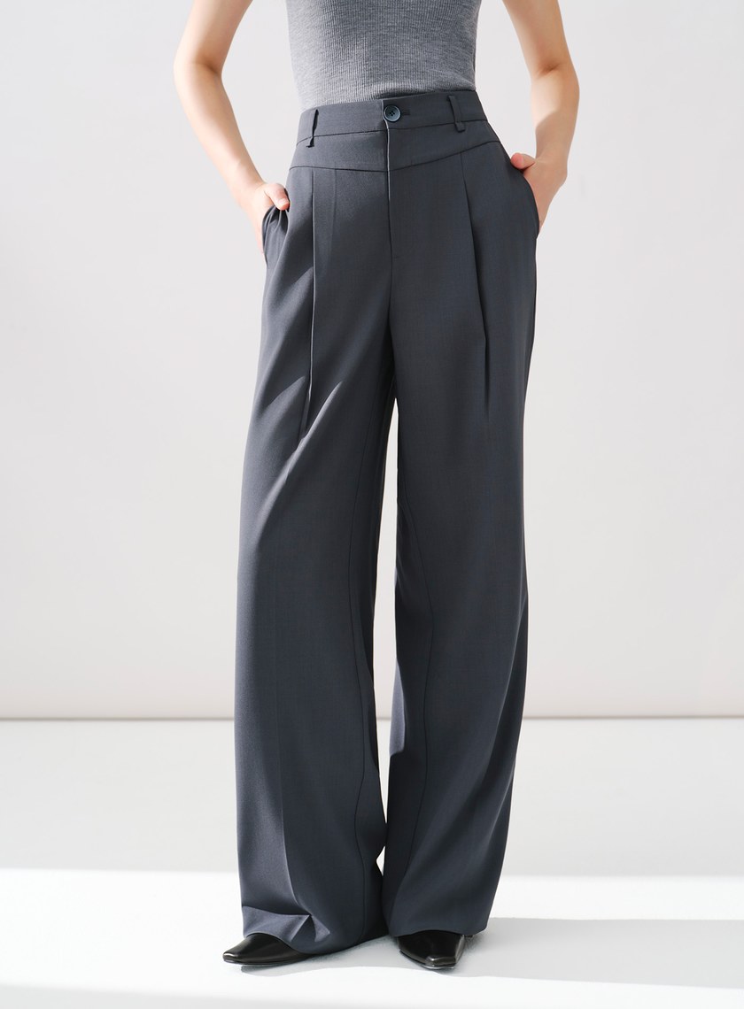 Signature Suit - 簡約直筒西裝褲