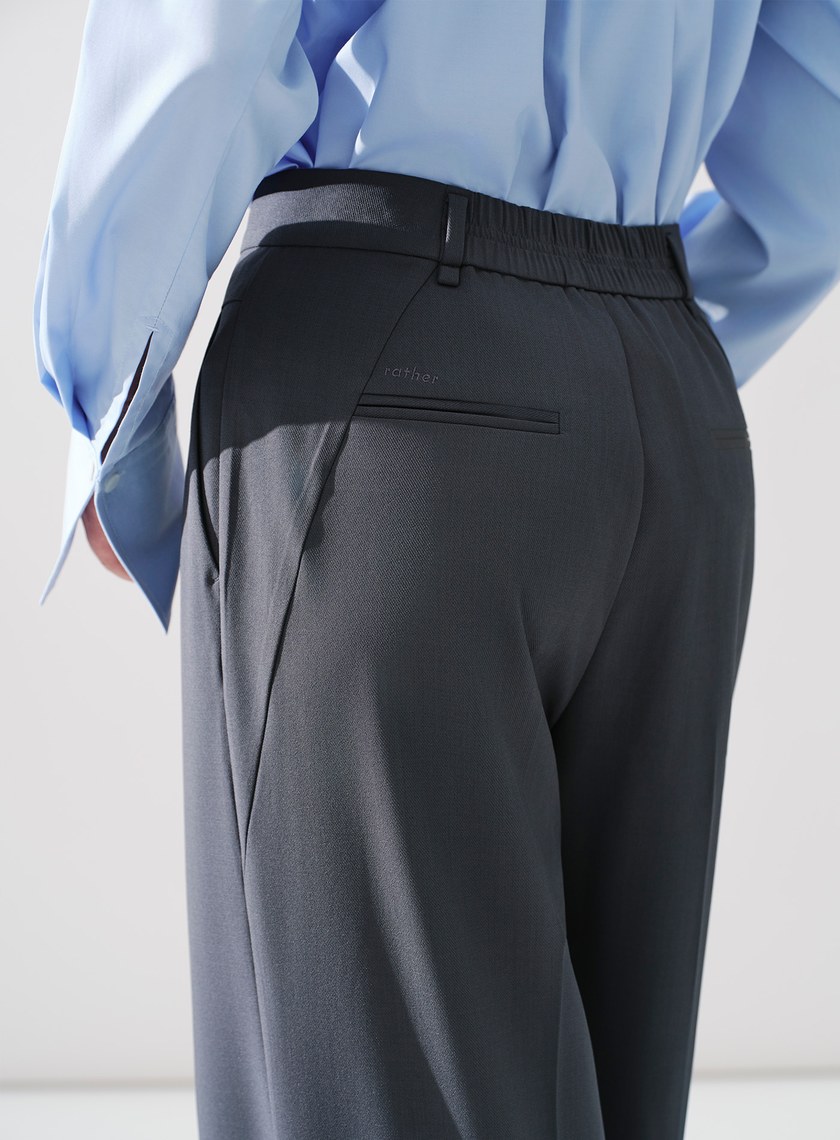Signature Suit - 簡約直筒西裝褲