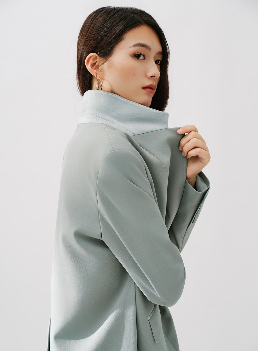 Signature Suit - 簡約不對稱西裝外套