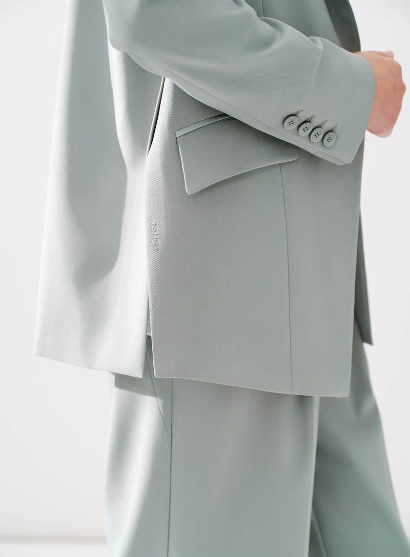 Signature Suit - 簡約不對稱西裝外套