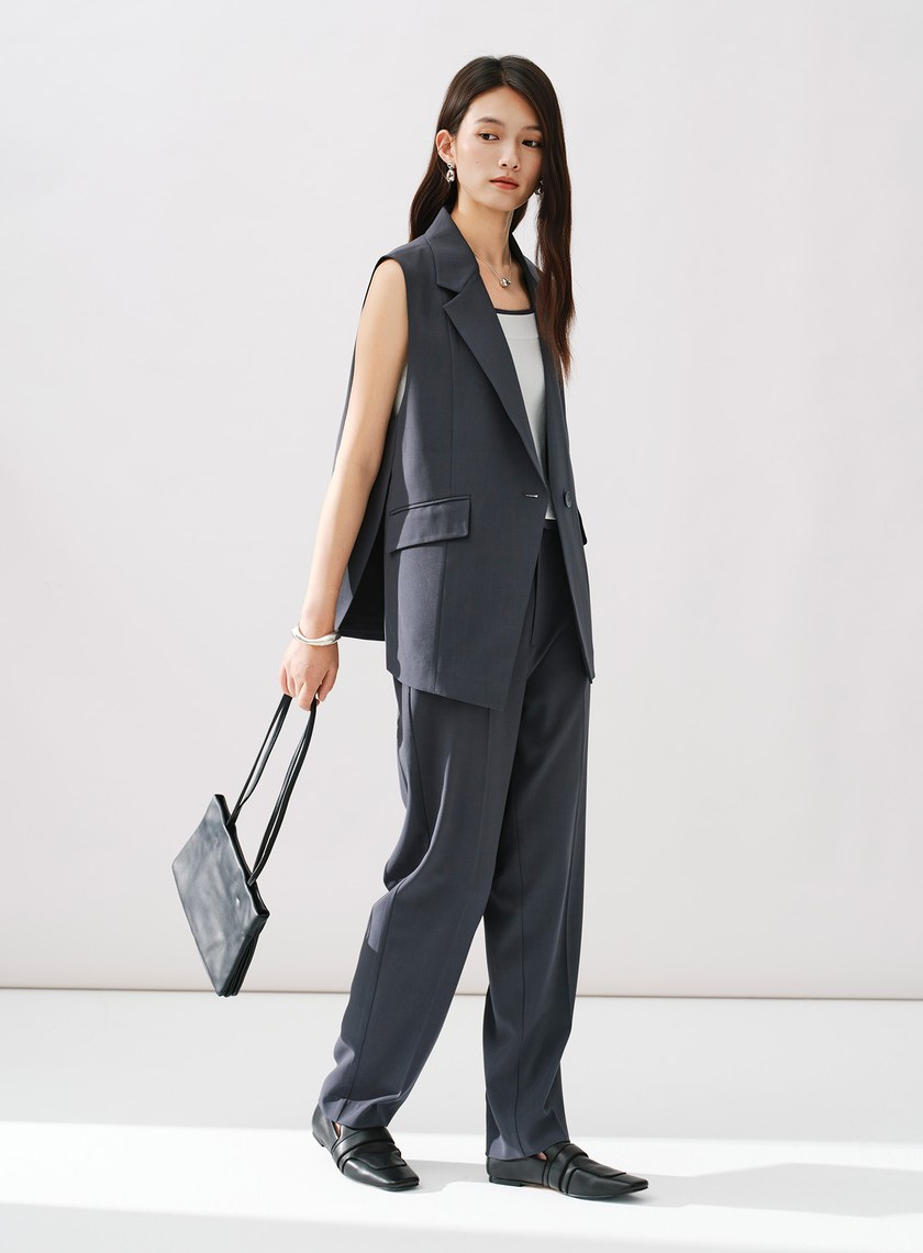 Signature Suit - 簡約不對稱西裝背心