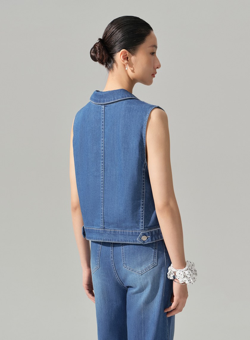 經典復古牛仔背心