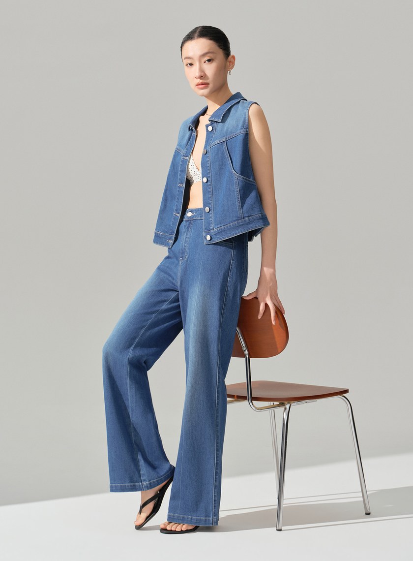 經典復古牛仔背心