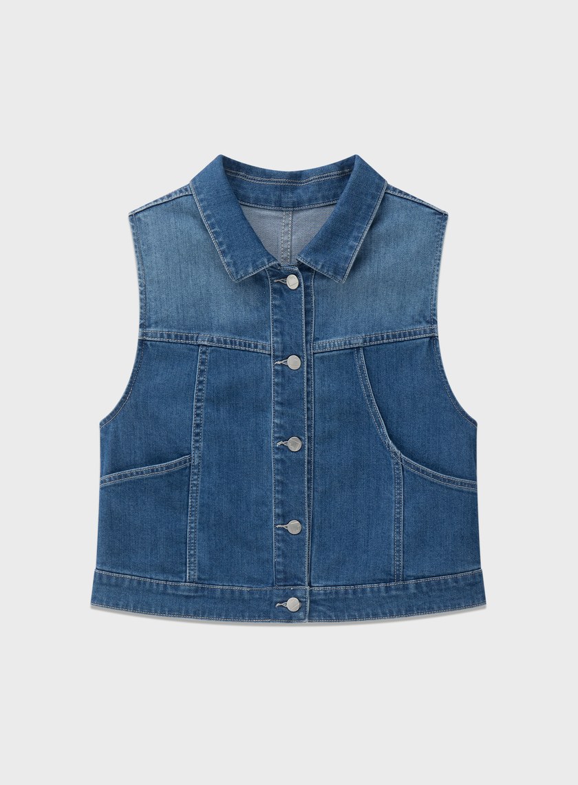 經典復古牛仔背心