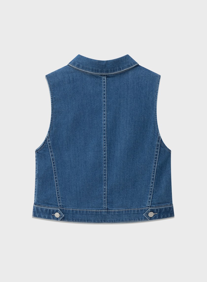 經典復古牛仔背心