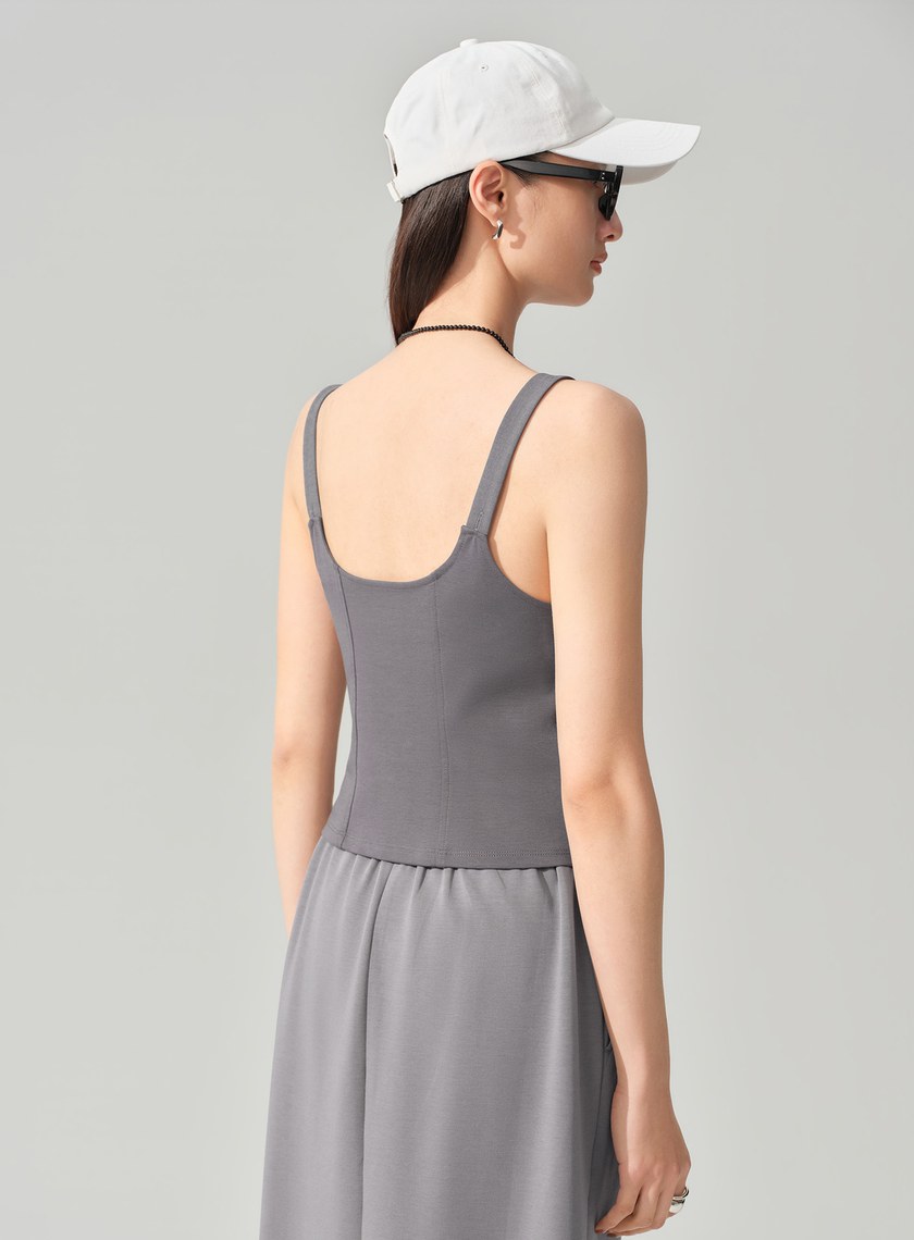 DISNEY｜刺繡短版BRA背心