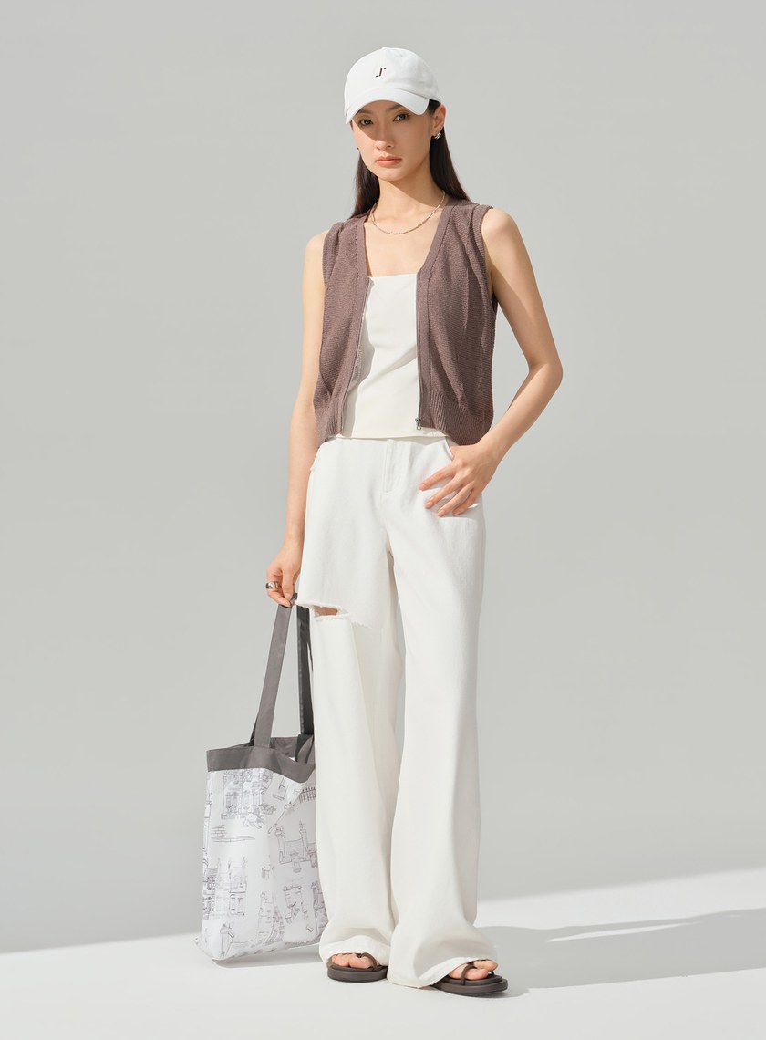 DISNEY｜刺繡短版BRA背心