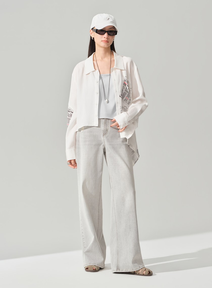 不對稱肩帶Bra背心