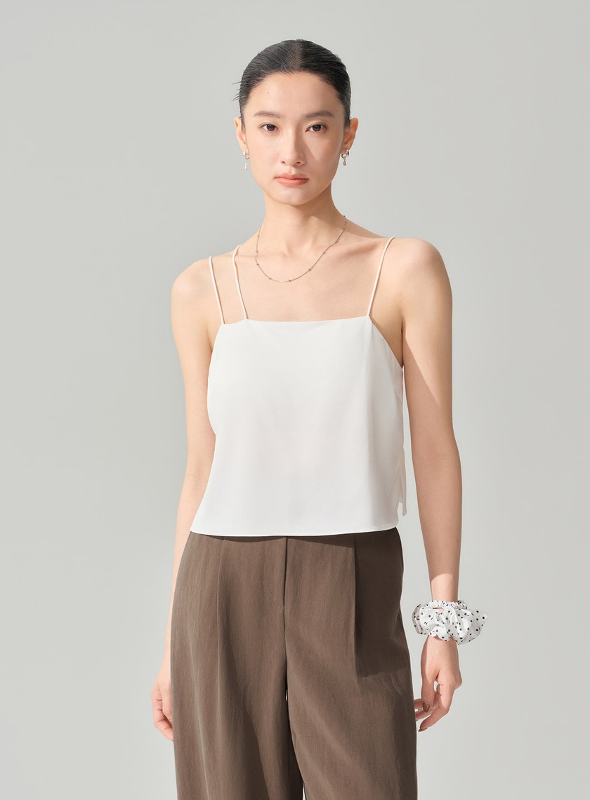 不對稱肩帶Bra背心