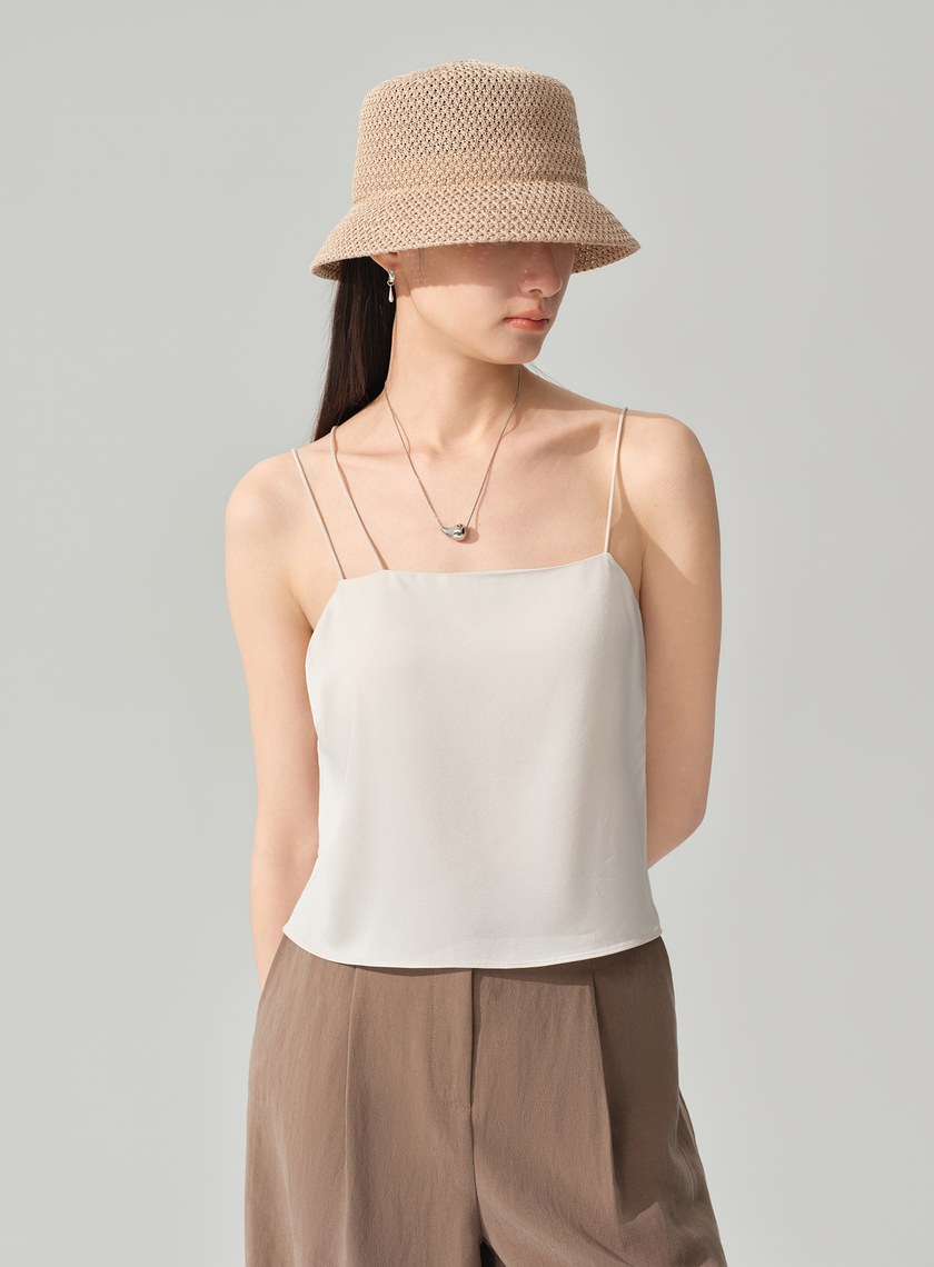 不對稱肩帶Bra背心