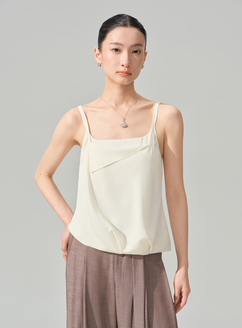 垂墜感雙層假兩件Bra背心