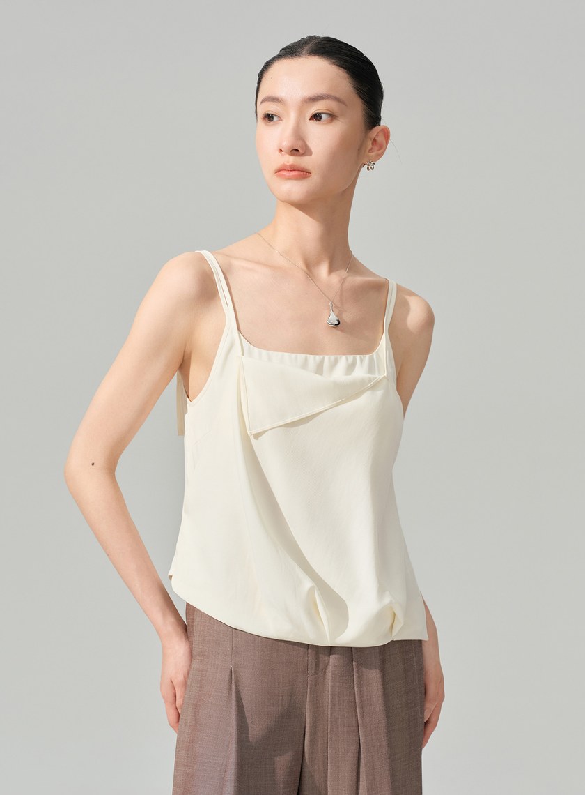 垂墜感雙層假兩件Bra背心