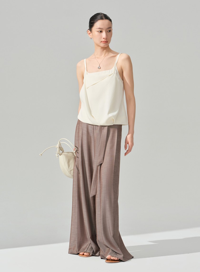 垂墜感雙層假兩件Bra背心