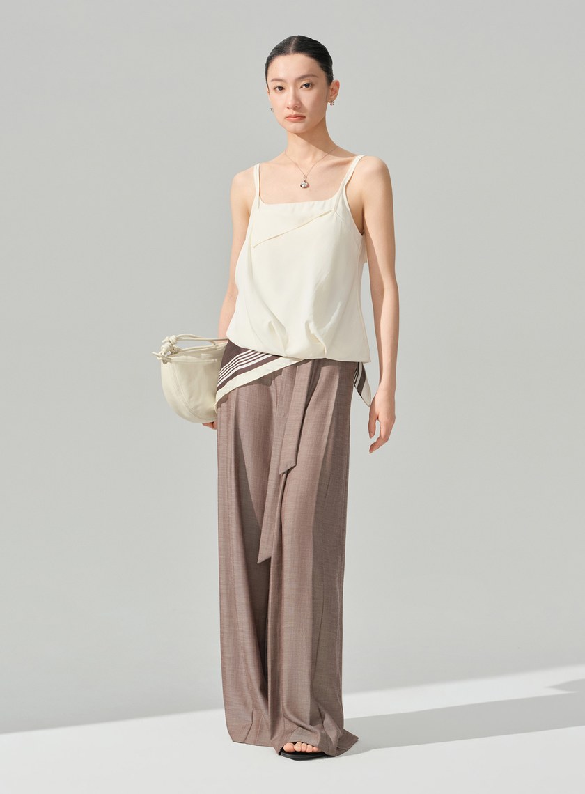 垂墜感雙層假兩件Bra背心