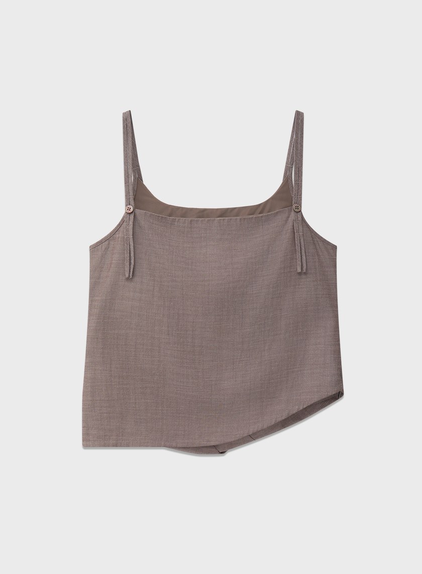 垂墜感雙層假兩件Bra背心