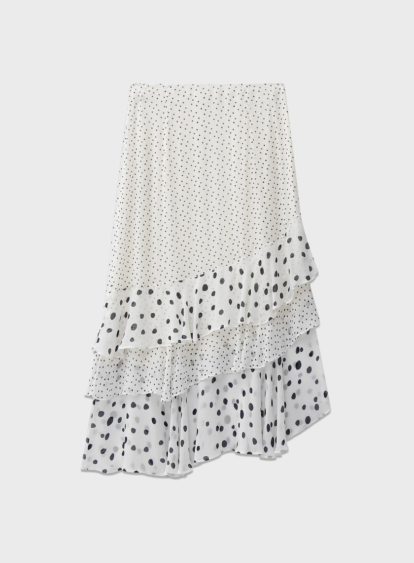 DISNEY｜波點不對稱蛋糕裙