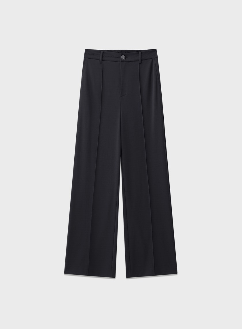 經典不對稱立體剪裁西裝褲