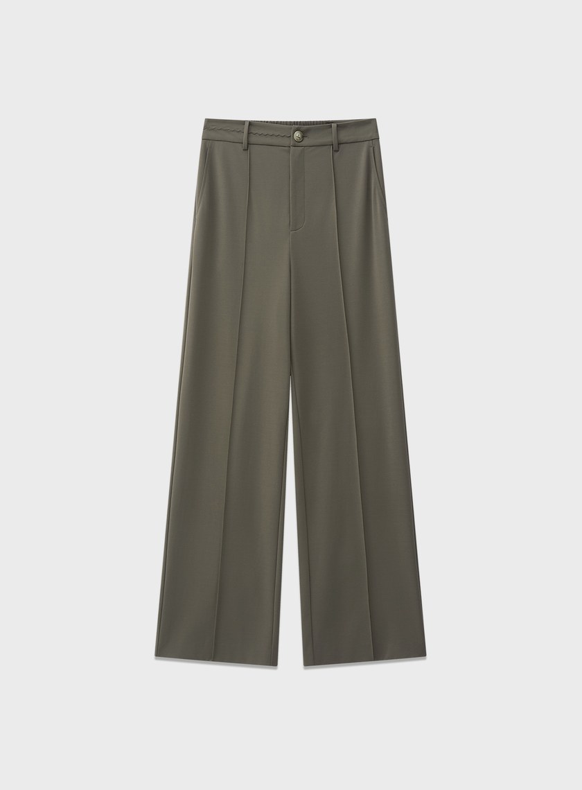 經典不對稱立體剪裁西裝褲