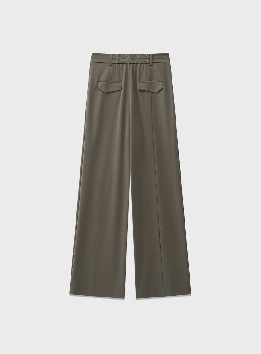 經典不對稱立體剪裁西裝褲