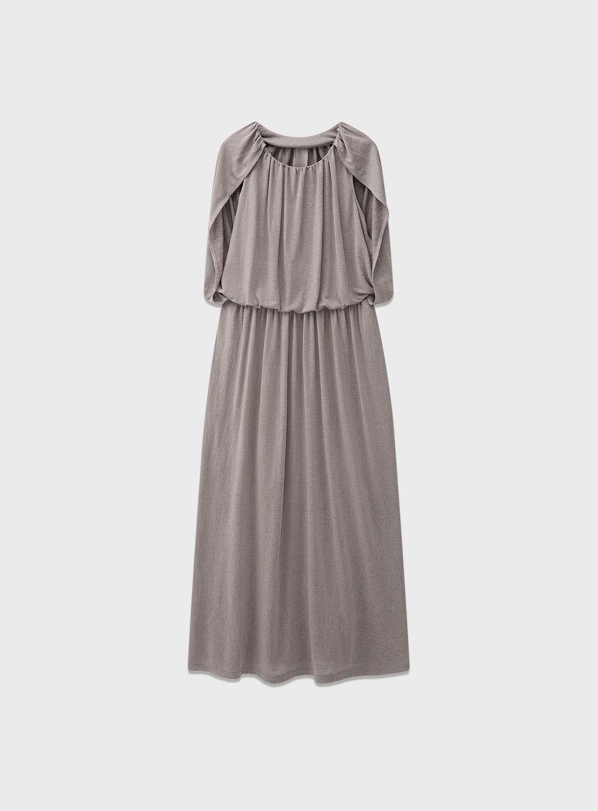 優雅垂墜收腰洋裝