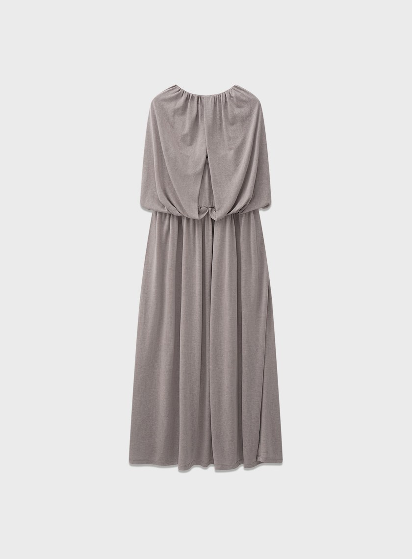 優雅垂墜收腰洋裝