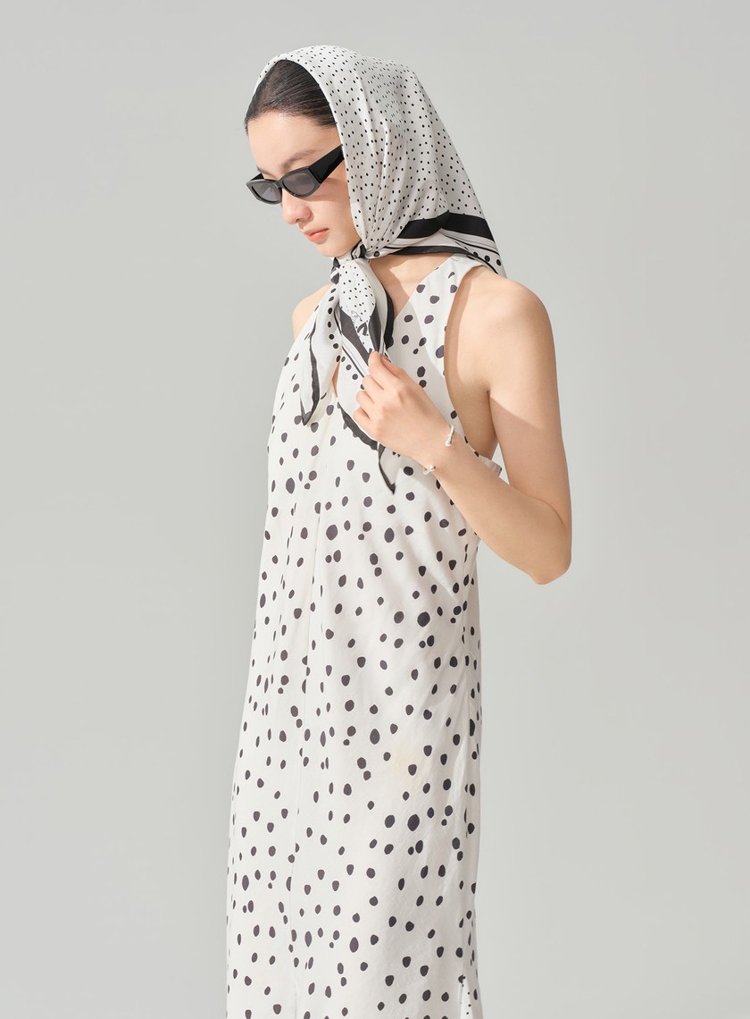 DISNEY｜波點印花BRA洋裝