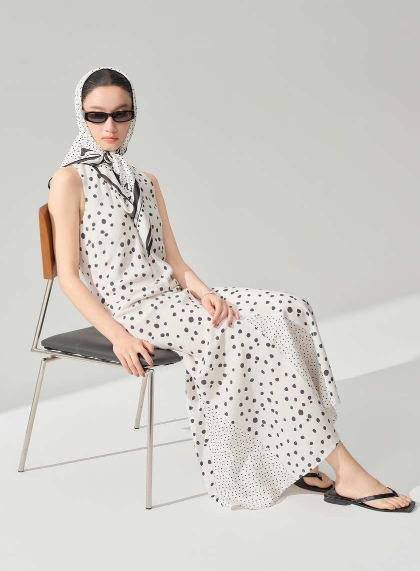 DISNEY｜波點印花BRA洋裝