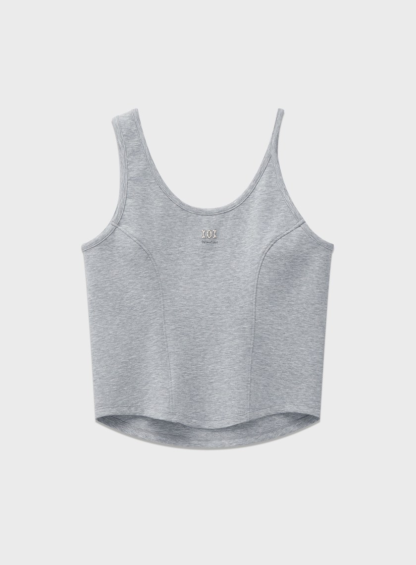 DISNEY｜不對稱肩帶修身背心