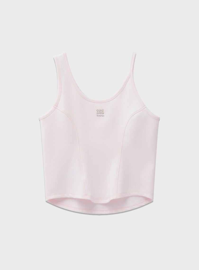 DISNEY｜不對稱肩帶修身背心