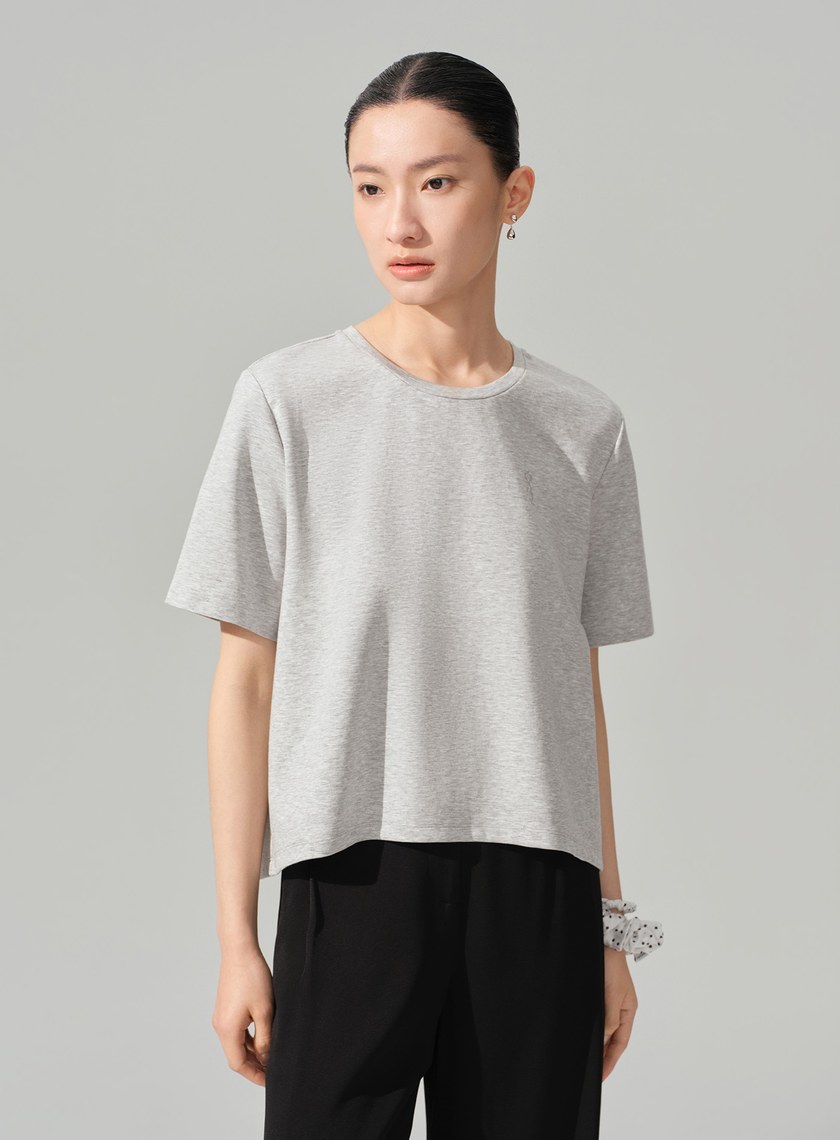 DISNEY｜刺繡短版上衣