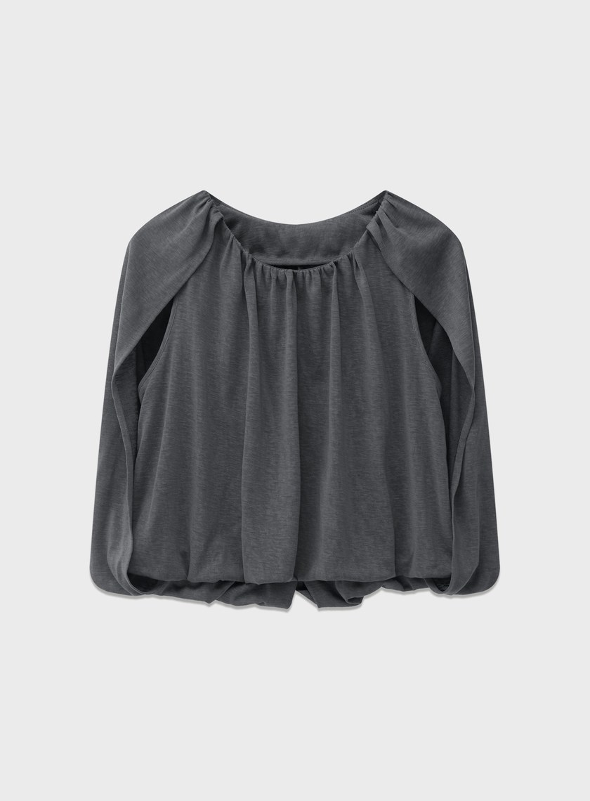 優雅垂墜收腰上衣