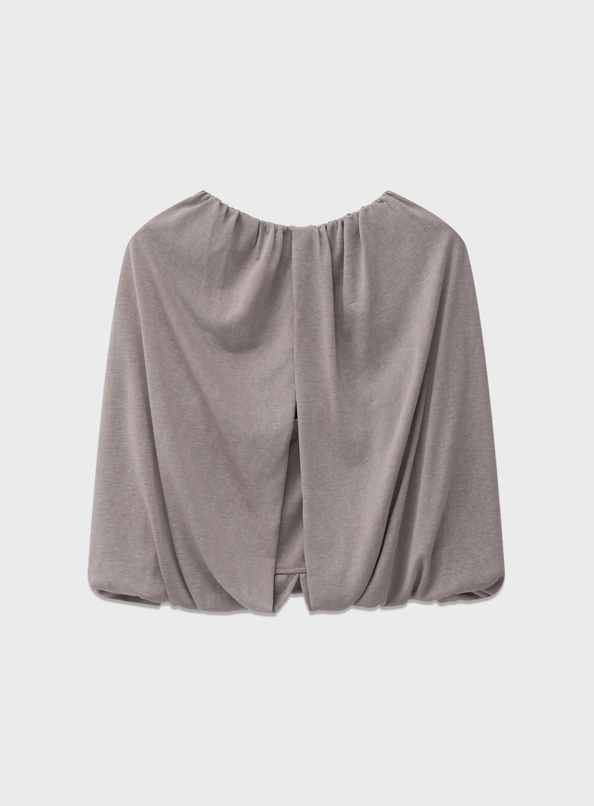 優雅垂墜收腰上衣