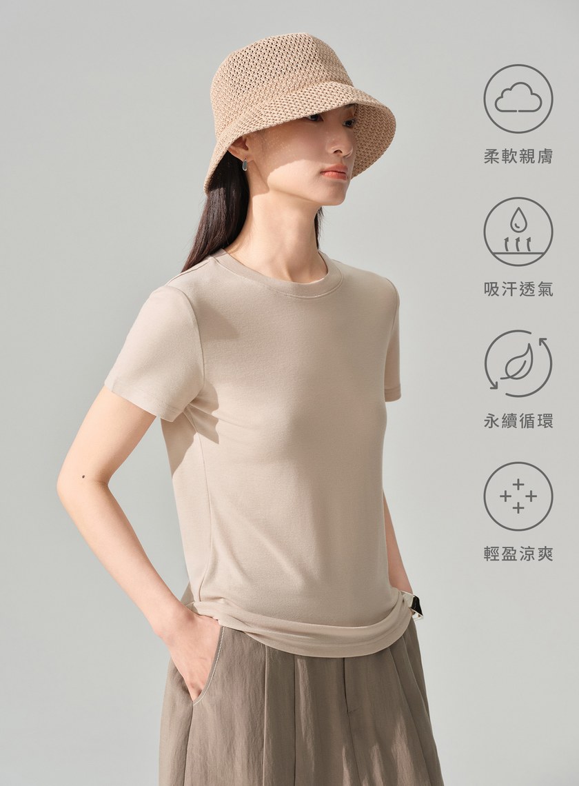 美麗諾羊毛輕盈基本款T恤