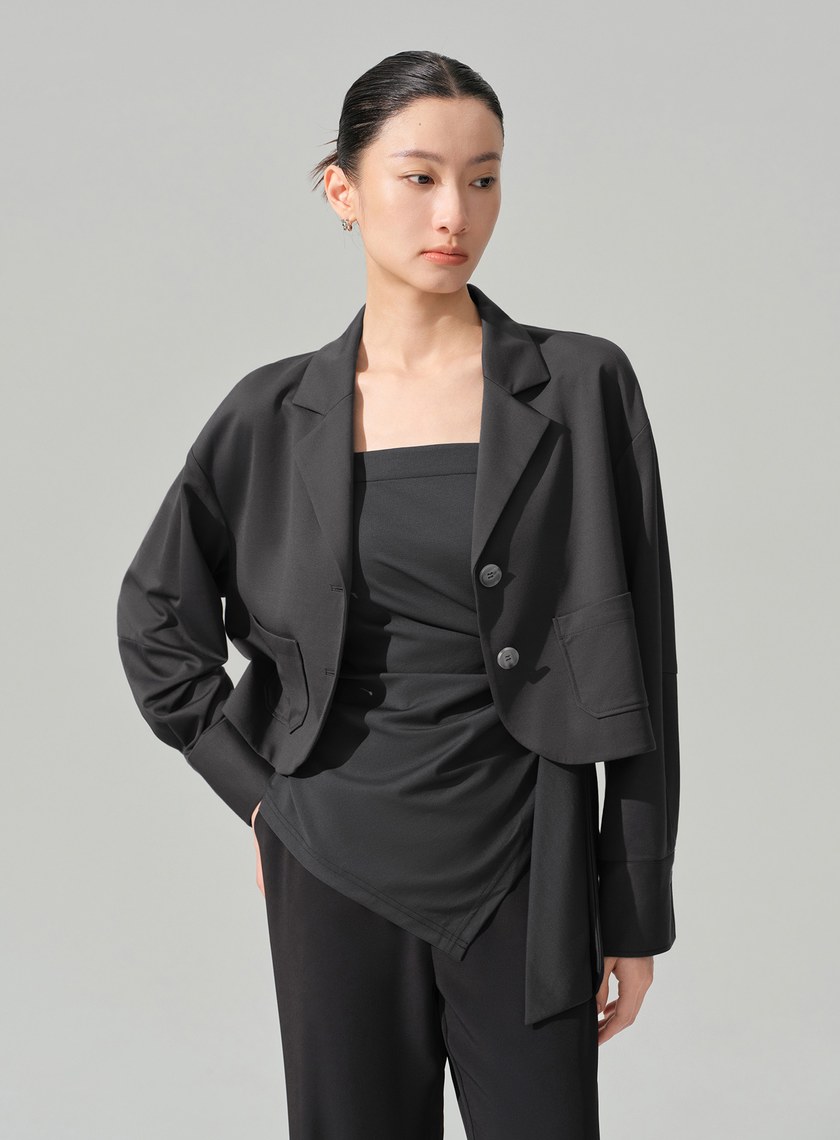 經典短版西裝外套